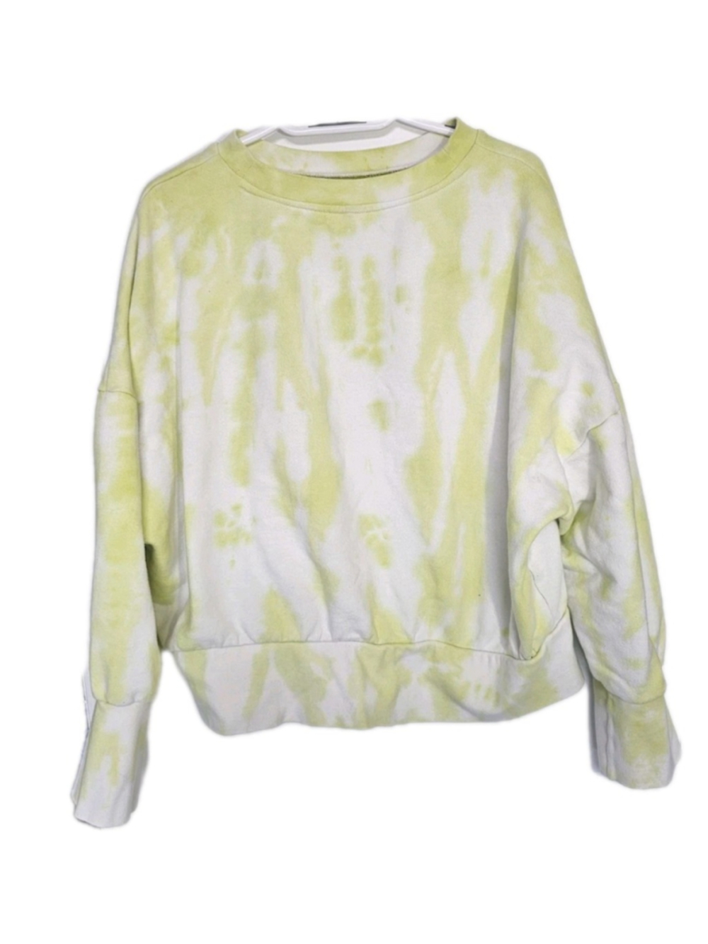 Old Navy Women S Sweatshirt Multicolor Cotton Tie Dye Cropped Casual Style